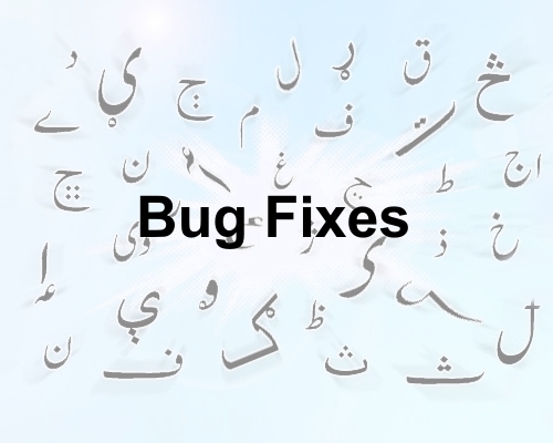 Bug Fixes